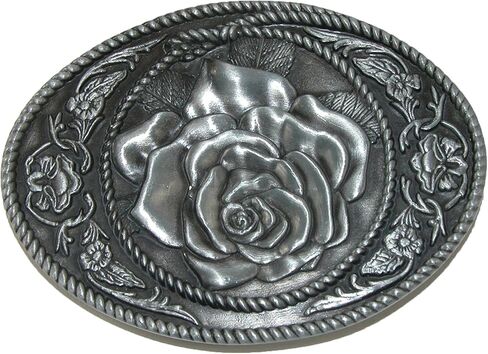 CTM® Women's Western Rose Belt Buckle in Saudi Arabia