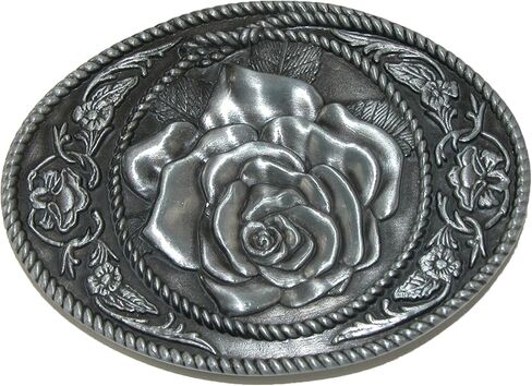CTM® Women's Western Rose Belt Buckle in Saudi Arabia