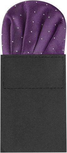 Allegra K Prefolded Pocket Squares for Men Polka Dots Round Shaped Suit Handkerchief in Saudi Arabia