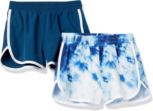 Amazon Essentials Girls and Toddlers' Active Running Short, Pack of 2 in Saudi Arabia