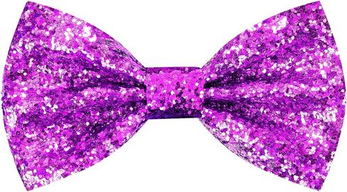 Sparkling Glitter Men's Pre-Tied Bow Tie Shiny Sequins Bowtie for Banquet Carnival Party Christmas Fancy Dress in Saudi Arabia
