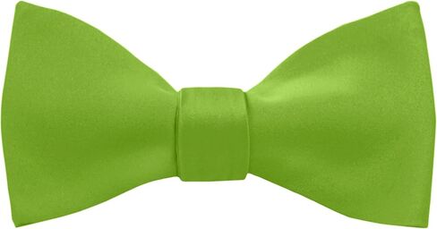 Jacob Alexander Men's Self Tie Freestyle Solid Color Bowtie in Kuwait
