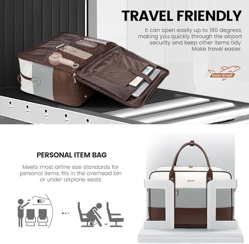 LOVEVOOK Weekender Travel Duffel Bag, Personal Item Duffle Bags for Women with Laptop Compartment, Overnight Bag with Toiletry Bag, Yoga Gym Bag with Wet Pocket, Hospital Bag for Labor and Delivery in Kuwait