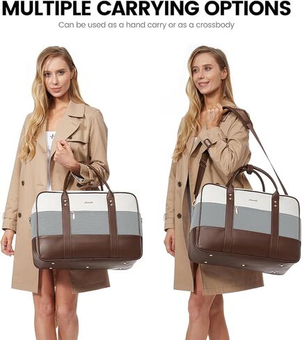 LOVEVOOK Weekender Travel Duffel Bag, Personal Item Duffle Bags for Women with Laptop Compartment, Overnight Bag with Toiletry Bag, Yoga Gym Bag with Wet Pocket, Hospital Bag for Labor and Delivery in Kuwait