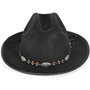 قبعة فيدورا مفتوحة على الطريق، قبعة من الصوف الخالص، قبعة مزرعة عتيقة بفتحات تهوية، قبعات بنما للرجال والنساء in Kuwait