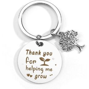 Dayofun Teacher Gifts for Women Appreciation Gifts Keychain Thanksgiving Best Teacher Gifts for Teachers