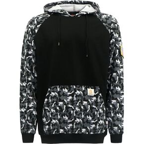 BOCOMAL FR Hoodies Camouflag Lightweight Pullover 7.5oz Cottoon Flame Resistant men's Hooded Sweatshirts NON FLEECE