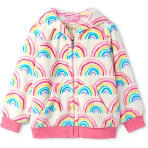 Hatley Girls' Fuzzy Fleece Hooded Zip Up Jacket in Saudi Arabia