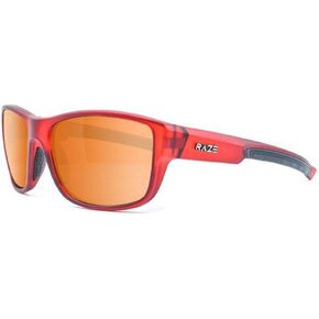 Raze Eyewear Chill Golf Sport & Motorcycle النظارات الشمسية المستقطبة إطار أحمر كريستالي مع عدسات Z معكوسة باللون الوردي in Kuwait