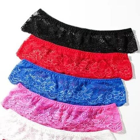 Stretch Crotchless Lace Sexy Coverage Thongs in Saudi Arabia