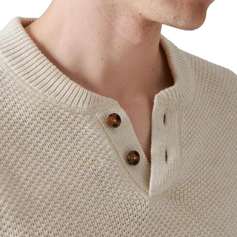Lucky Brand Men's Cloud Soft Henley Sweater in Saudi Arabia