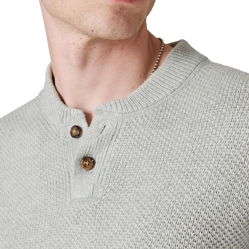 Lucky Brand Men's Cloud Soft Henley Sweater in Saudi Arabia