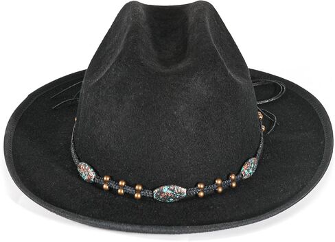 قبعة فيدورا مفتوحة على الطريق، قبعة من الصوف الخالص، قبعة مزرعة عتيقة بفتحات تهوية، قبعات بنما للرجال والنساء in Kuwait