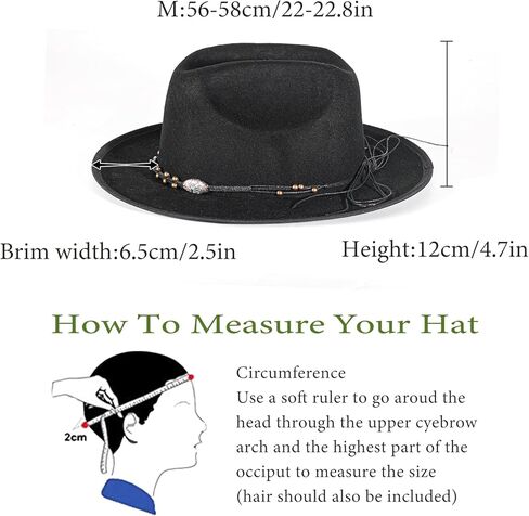 قبعة فيدورا مفتوحة على الطريق، قبعة من الصوف الخالص، قبعة مزرعة عتيقة بفتحات تهوية، قبعات بنما للرجال والنساء in Kuwait