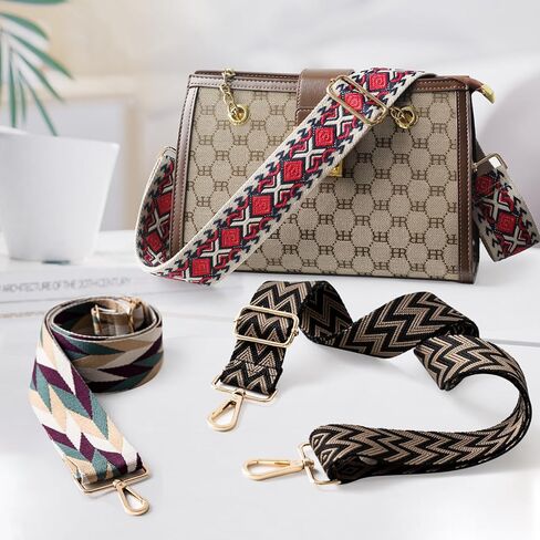 YedsIntu 4 قطع من أحزمة المحفظة البديلة وحزام الكتف العريض وحزام قابل للتعديل لحقائب اليد in Kuwait