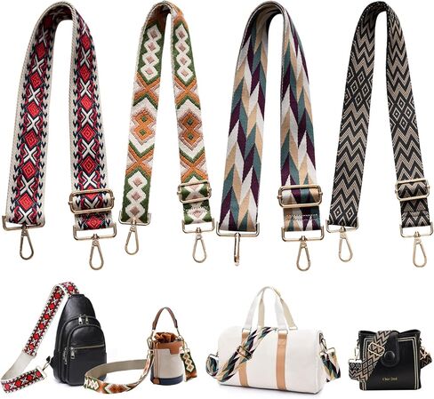 YedsIntu 4 قطع من أحزمة المحفظة البديلة وحزام الكتف العريض وحزام قابل للتعديل لحقائب اليد in Kuwait