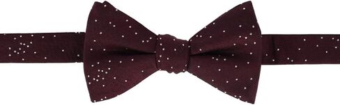 Trafalgar Men's Mystere Metallic Polka Dot Silk Bow Tie in Saudi Arabia