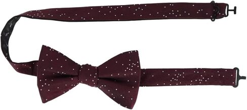 Trafalgar Men's Mystere Metallic Polka Dot Silk Bow Tie in Saudi Arabia