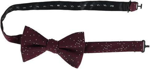 Trafalgar Men's Mystere Metallic Polka Dot Silk Bow Tie in Saudi Arabia