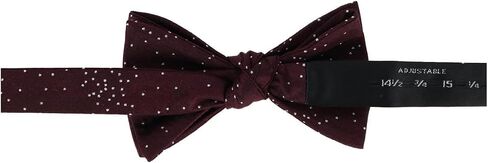 Trafalgar Men's Mystere Metallic Polka Dot Silk Bow Tie in Saudi Arabia
