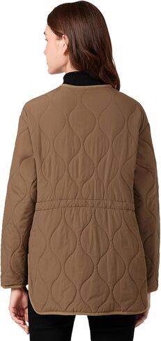 ROYAL MATRIX Women's Quilted Jacket Lightweight and Padded Trendy Coat Button Down Jacket with Pockets in Kuwait