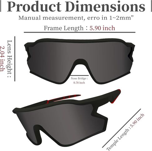 POLARS DESIGN Outdoor Sports Polarized Photochromic Sunglasses for Men & Women TR90 Frame UV Protection for fishing running in Saudi Arabia