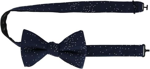 Trafalgar Men's Mystere Metallic Polka Dot Silk Bow Tie in Saudi Arabia