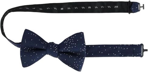 Trafalgar Men's Mystere Metallic Polka Dot Silk Bow Tie in Saudi Arabia