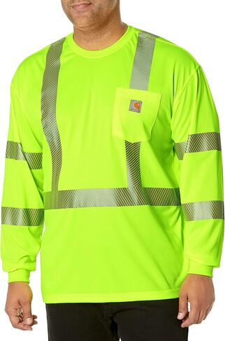 Carhartt Men's High Visibility Force Long Sleeve Class 3 Tee in Saudi Arabia