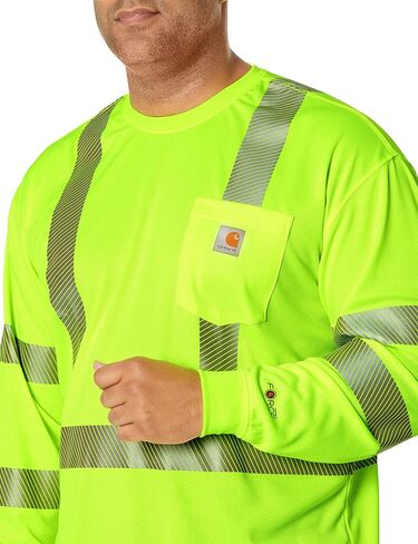 Carhartt Men's High Visibility Force Long Sleeve Class 3 Tee in Saudi Arabia
