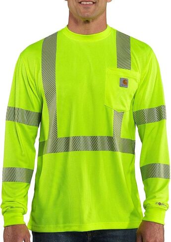 Carhartt Men's High Visibility Force Long Sleeve Class 3 Tee in Saudi Arabia