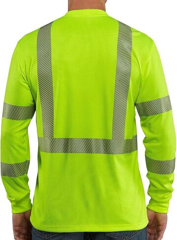 Carhartt Men's High Visibility Force Long Sleeve Class 3 Tee in Saudi Arabia