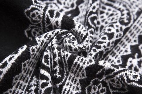Urban CoCo Women's Vintage Pattern Open Front Poncho Cape Shawl Winter Shawl Wraps in Kuwait