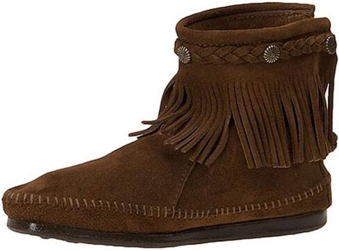 Minnetonka Women's High Top Back Zip Boots in Saudi Arabia