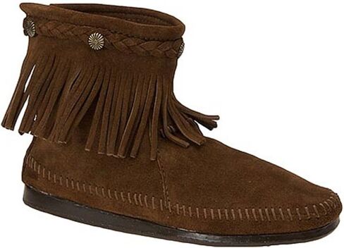 Minnetonka Women's High Top Back Zip Boots in Saudi Arabia