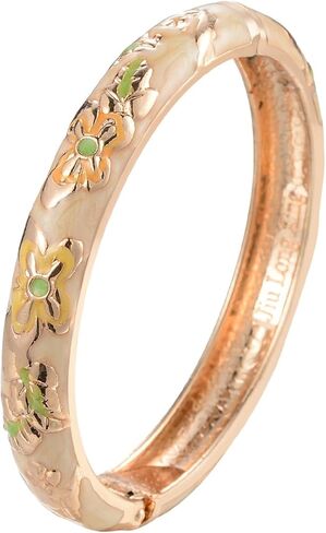 wynameleri Vintage Butterfly Bracelet Colors Cloisonne Women Girls Hinged Bangles Enameled Bracelets Jewelry Gifts 55A102 in Saudi Arabia