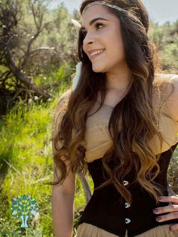 مشد Orchard CS-426 مشد تدريب الخصر المصنوع من القطن الأصلي للنساء من الفولاذ الجوفاء in Kuwait