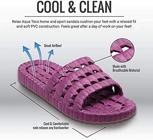 TECS Mens Quick Drying Lightweight Water Shoe with Open Toe, Rubber Sole with Drainage Hole Water Shoe for Beach, Showers, House Slipper, Dorms, Outdoor and Versatile Use in Kuwait