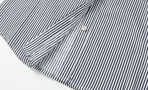 LittleSpring 2-Piece Kids V-Neck Sweater and Long Sleeve Button Down Striped Shirt Set in Saudi Arabia
