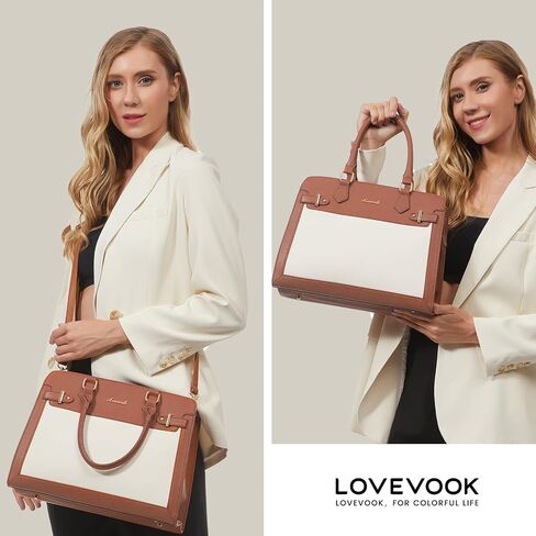 LOVEVOOK Purses and Handbags for Women, Tote Shoulder Bag Satchel Black Purse and PU Leather Top Handle for ladies in Kuwait