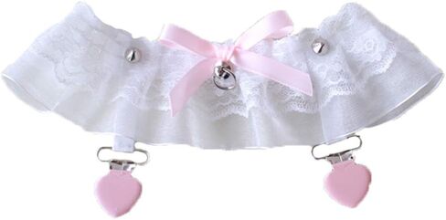 Lace Garter Stockings Sets Women Adjustable Sexy Leg Harness Garter Belts Gothic Kawaii Thigh Ring with Clip in Saudi Arabia