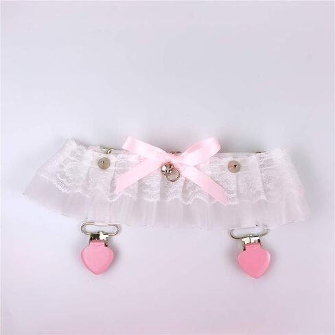 Lace Garter Stockings Sets Women Adjustable Sexy Leg Harness Garter Belts Gothic Kawaii Thigh Ring with Clip in Saudi Arabia