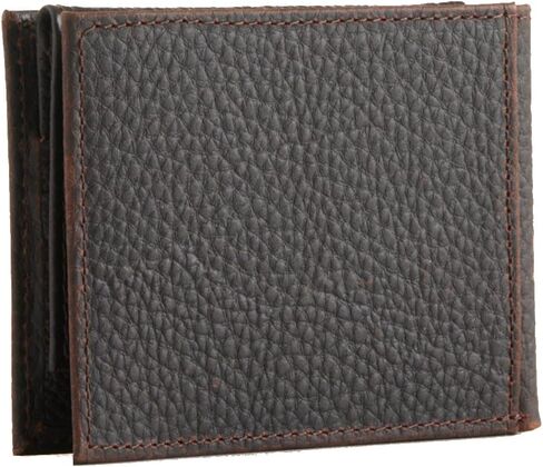 ARIAT Men's Brown Leather Bifold Wallet with Mexico Flag Logo in Saudi Arabia