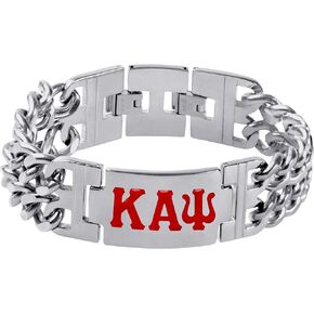 Bad Bananas BBGreek Kappa Alpha Psi Official Vendor - Heavy Bracelet - Greek Letters Engraved - Nupes - Fraternity Paraphernalia in Saudi Arabia