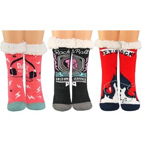 جوارب شيربا الحرارية المنفوشة من اراد، جوارب روك فيستيفال لمحبي الموسيقى، 3 ازواج in Kuwait