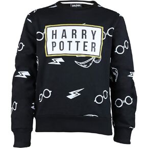 Popgear Boy's Harry Potter Icons Boys Crewneck Sweatshirt Black fashion-sweatshirts (pack of 1) in Kuwait