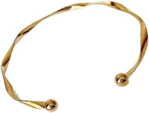 سوار BNVXR Möbius سوار ذهبي عيار 14 قيراط سوار نسائي بسيط أنيق ومميز in Kuwait