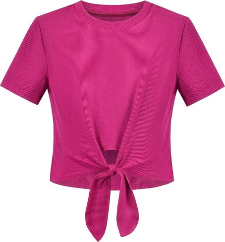 Sunny Fashion 2 Packs Girls Top Tee Shirt Long Sleeve Gray Pink School Uniform in Saudi Arabia