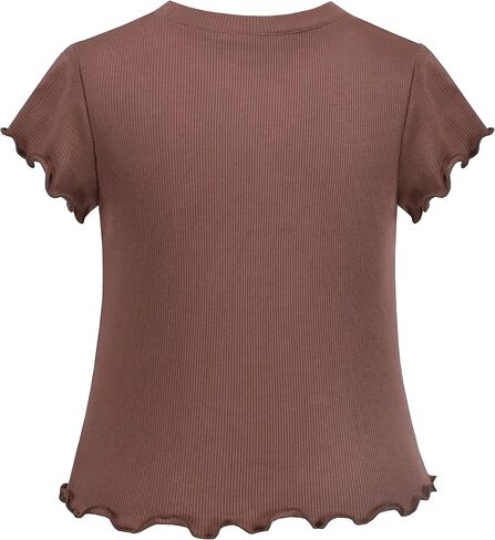 Sunny Fashion 2 Packs Girls Top Tee Shirt Long Sleeve Gray Pink School Uniform in Saudi Arabia