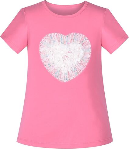 Sunny Fashion 2 Packs Girls Top Tee Shirt Long Sleeve Gray Pink School Uniform in Saudi Arabia
